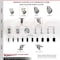 Service Caster 3.5 Inch 316SS Gray Polyurethane Swivel 3/4 Inch Expanding Stem Caster Set SCC-SS316EX20S3514-PPUB-34-4 - alternate 4